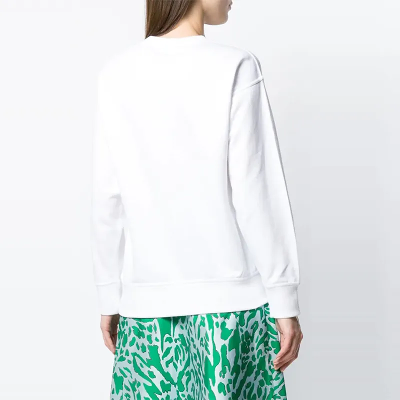 KENZO Letter Logo Sweatshirts Women's White-5