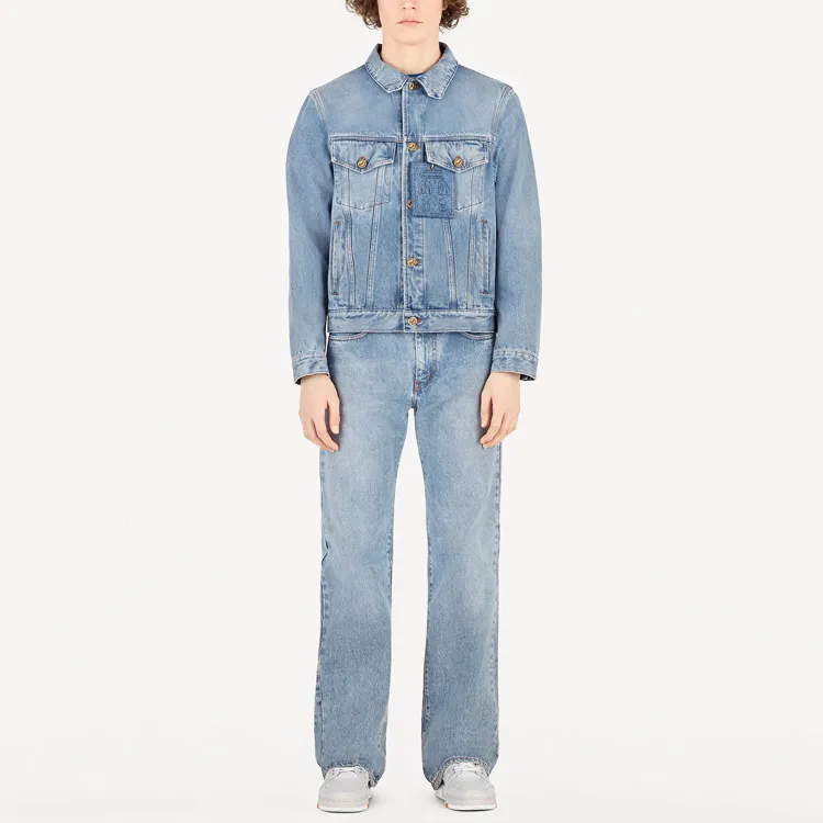 LOUIS VUITTON LOUIS VUITTON Staples Edition Dna Denim Jacket-1