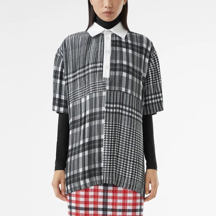 Burberry Polo Shirts Unisex Black-7