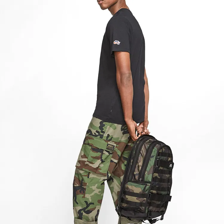 Nike Polyester Backpack Regular Unisex Camouflage-5