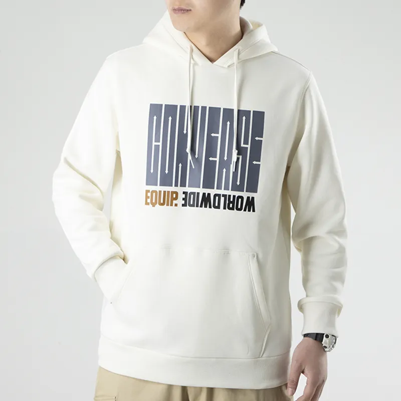 Converse Equip Worldwide Sweatshirts Men Milk White-2