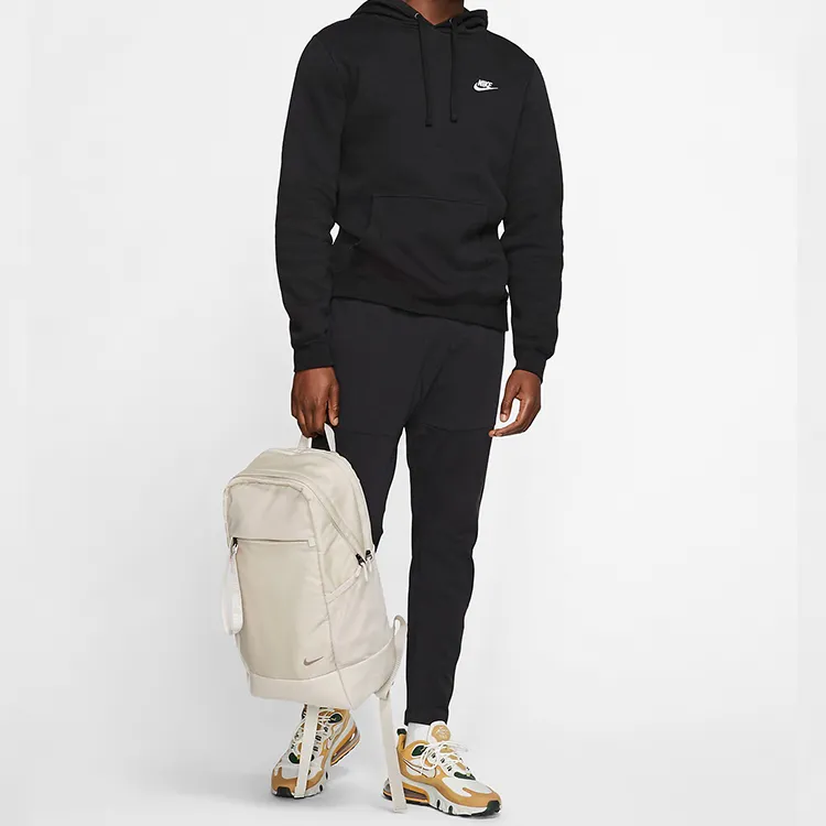 Nike Polyamide Backpack Unisex Olive Gray-5