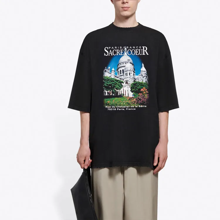 Balenciaga Sacré Cœur T Shirt-3