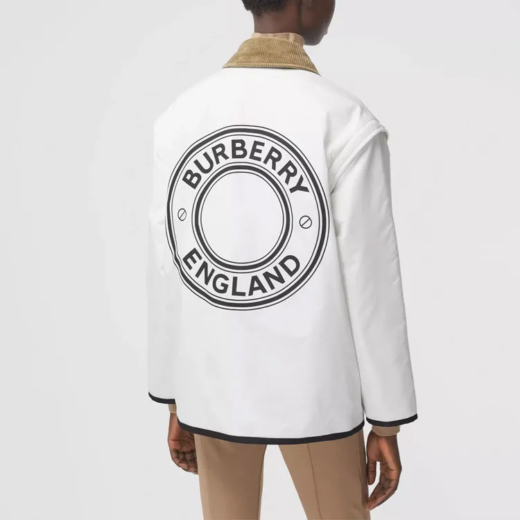 Burberry Jackets Women's Natural White-5