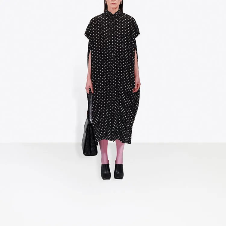 Balenciaga Sleeveless Dress Women's Black-1