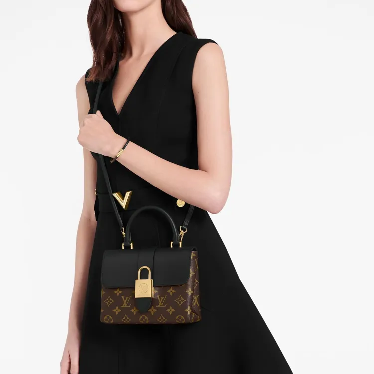 LOUIS VUITTON Locky Monogram Bb Noir-7