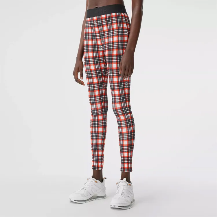 Burberry Sports Pants Women's Bright Red-1
