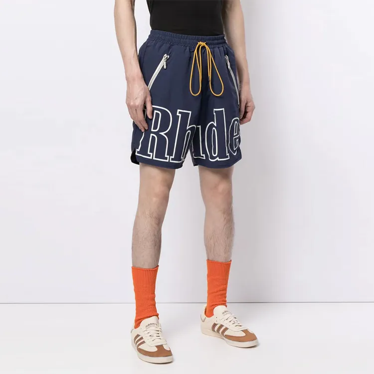 RHUDE Casual Shorts Men Blue-3