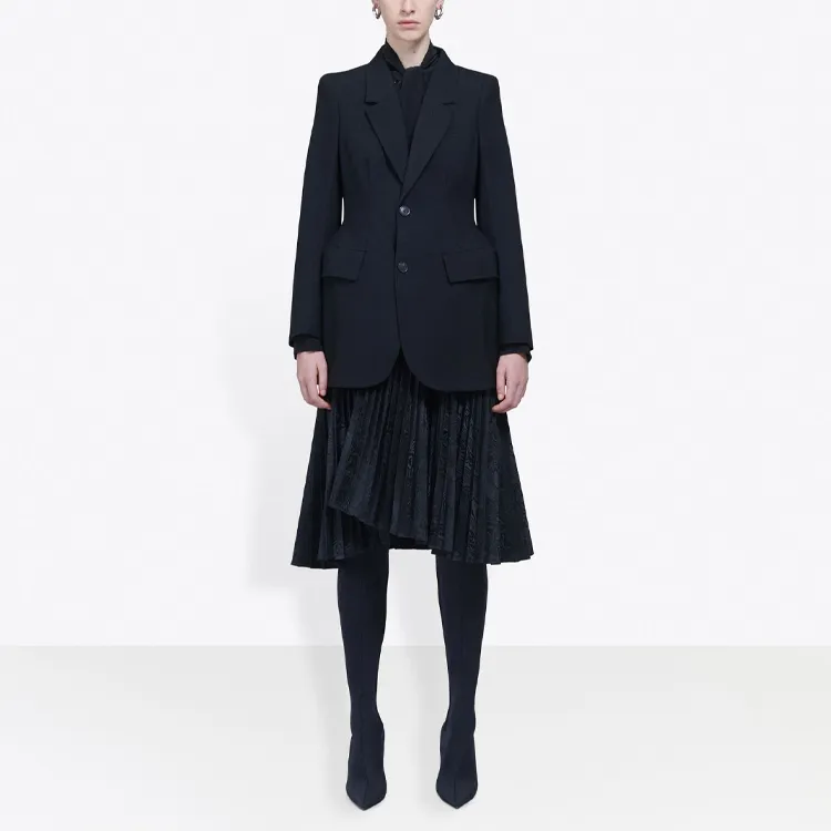 Balenciaga Hourglass Single Breasted Jacket-2