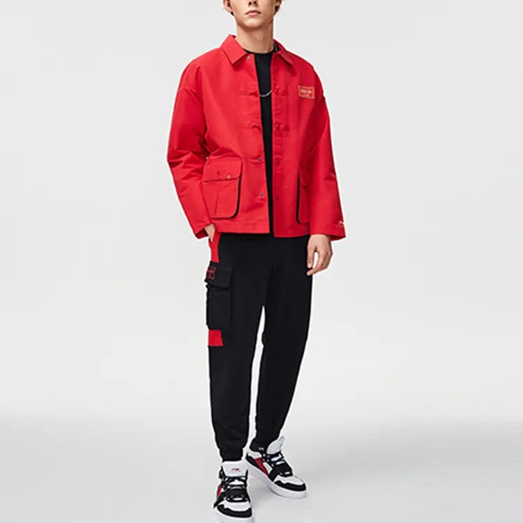LiNing Sports Fashion Collection Jacket Men's Red-3