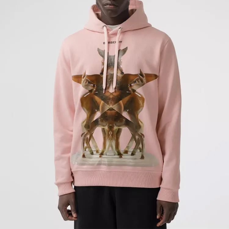 Burberry Sweatshirt Unisex Ice Frost Pink-2