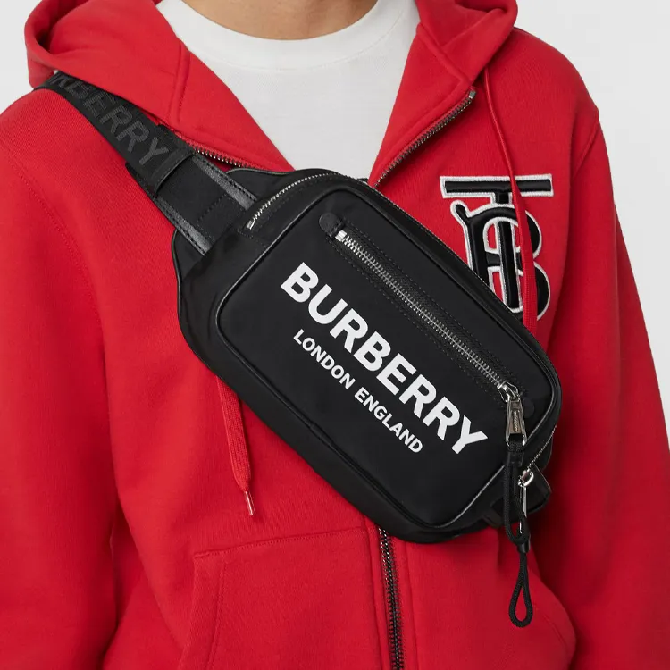 Burberry Nylon Shoulder Bag Crossbody Bag Sling Bag Fanny Pack Regular Men's Black-3