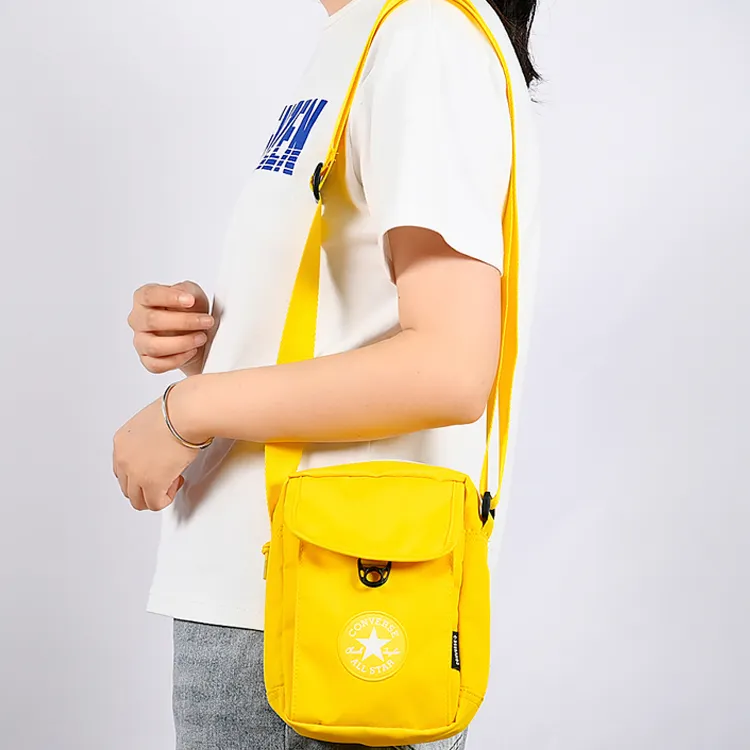 Converse Polyester Shoulder Bag Crossbody Bag Regular Unisex Yellow-3