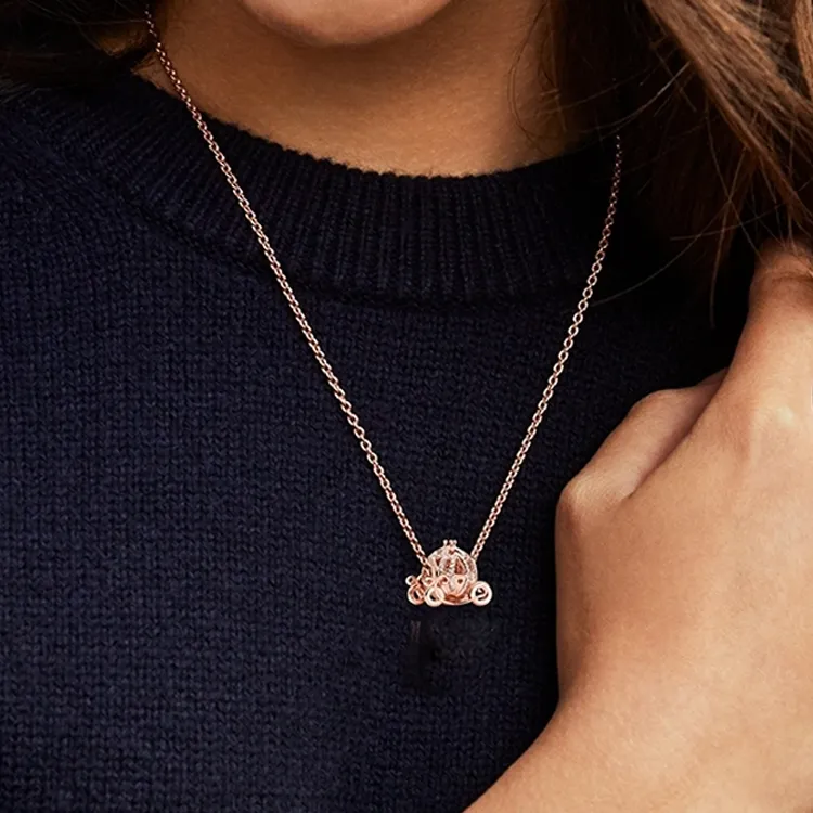 Pandora Necklaces Women's Rose Gold-2