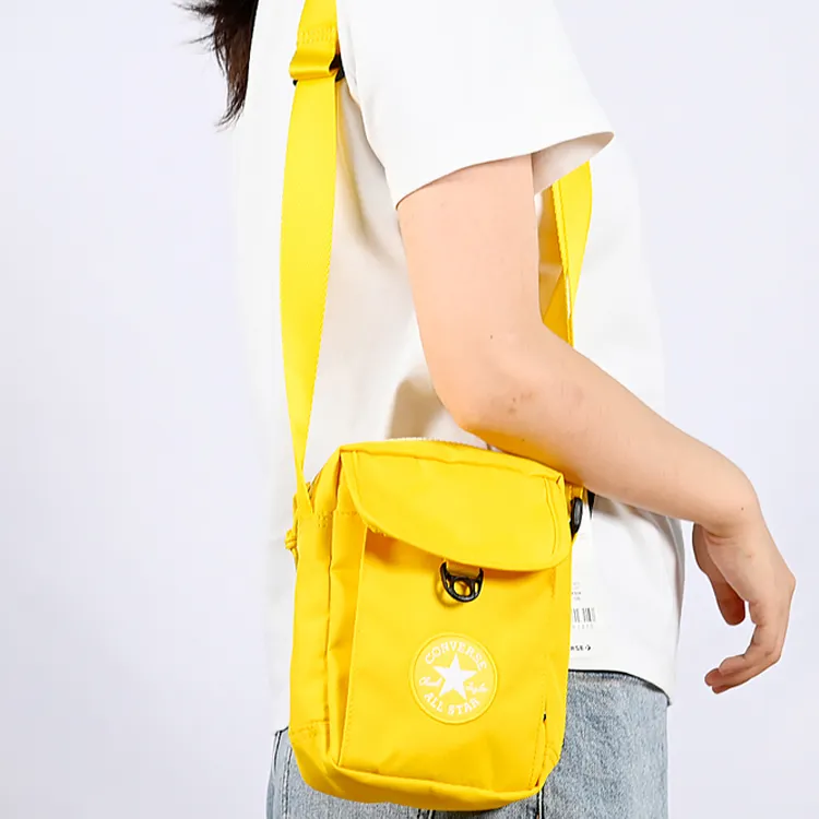 Converse Polyester Shoulder Bag Crossbody Bag Regular Unisex Yellow-2