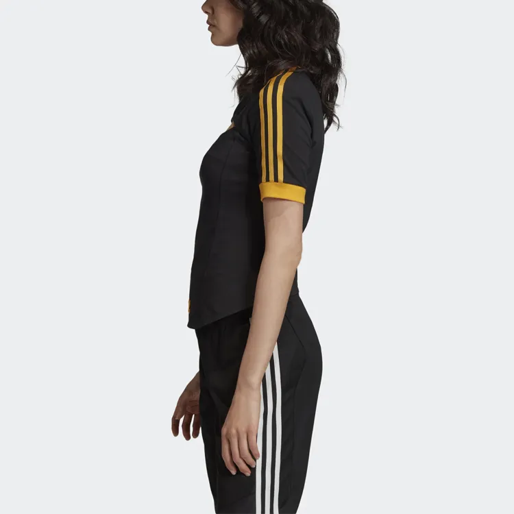 Adidas Originals Raglan Sleeve T-Shirt Women's Black-4