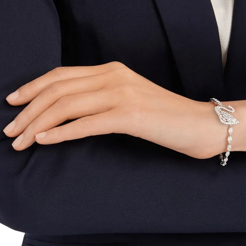 Swarovski Artificial Crystal Bracelets Women's-4
