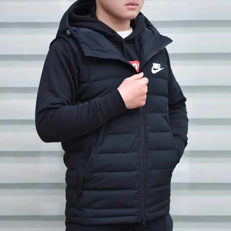Nike Down Jackets Men Black-4