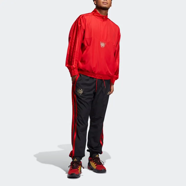 Adidas CNY Collection Knitted Sports Pants Men's Black-1