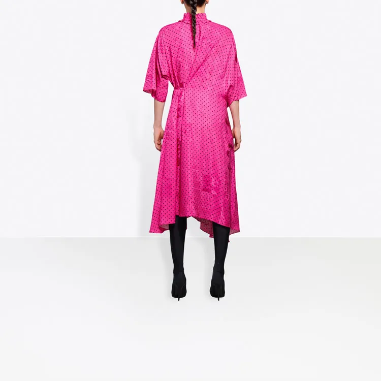 Balenciaga SS21 Short-Sleeved Dresses Women's Pink-3