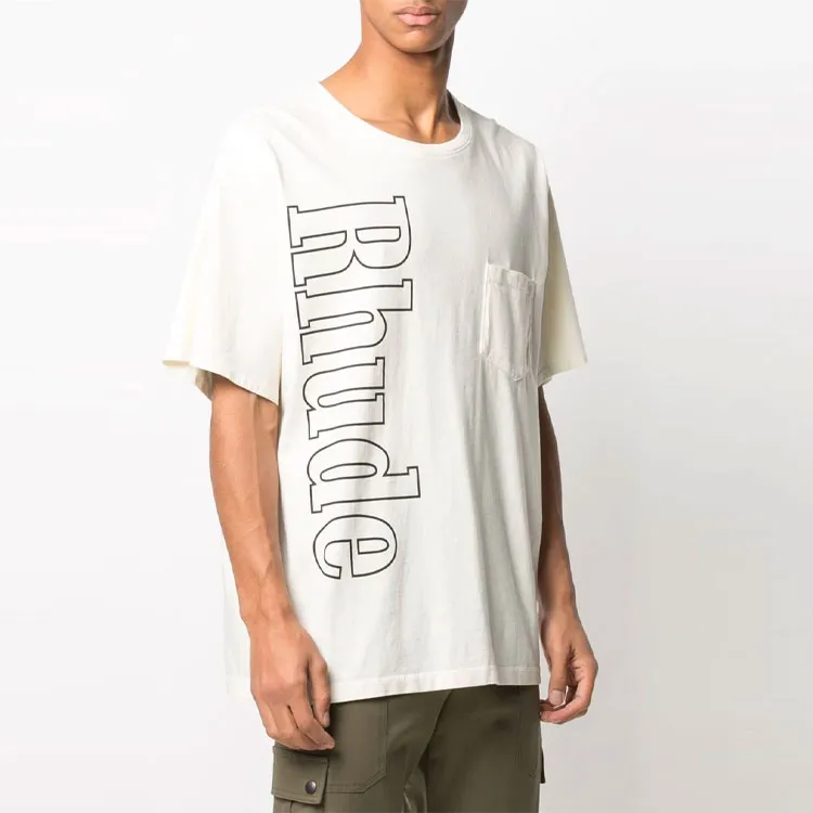 RHUDE T-Shirts Men White-3