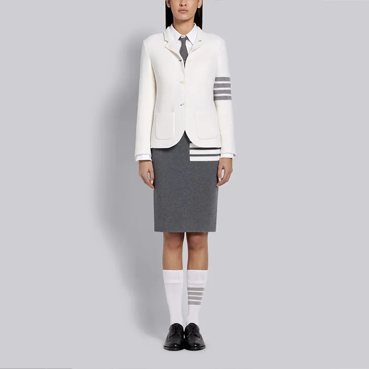 THOM BROWNE Business Suits Women's White-2