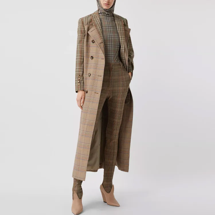 Burberry Trench Coats Women's Deep Honey-3