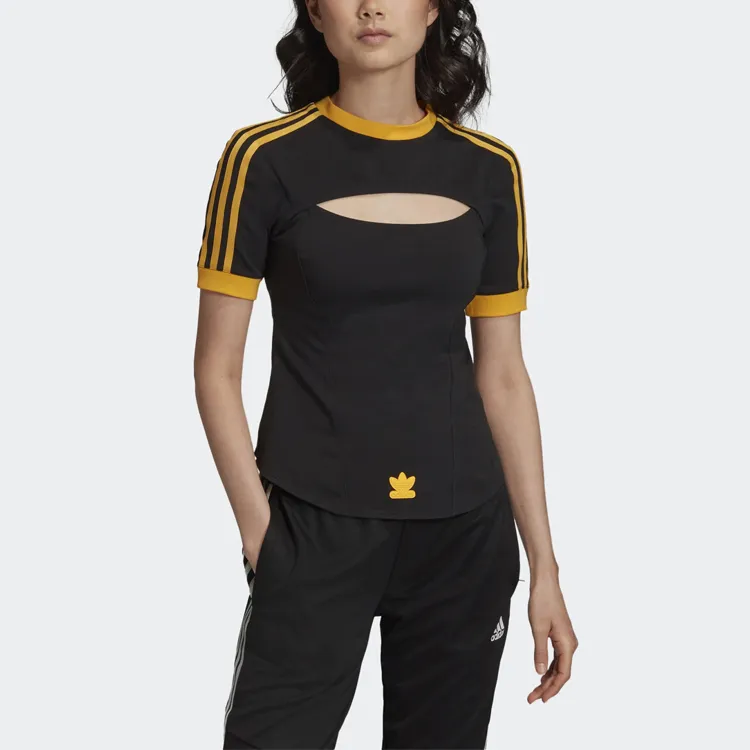Adidas Originals Raglan Sleeve T-Shirt Women's Black-2