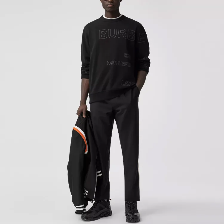 Burberry Sweatshirt Men's Black-4