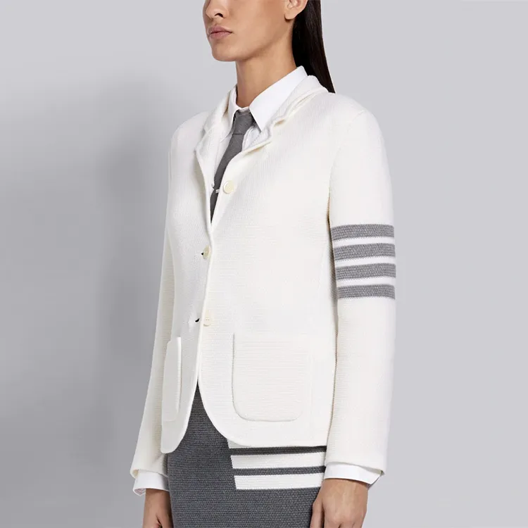 THOM BROWNE Business Suits Women's White-3