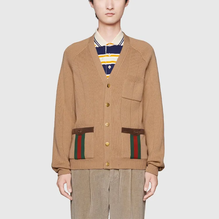 GUCCI Sweaters Men Camel-1