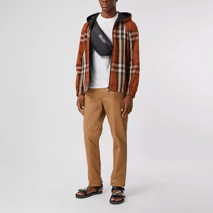 Burberry Jackets Coats Men's Dark Birch Brown-4