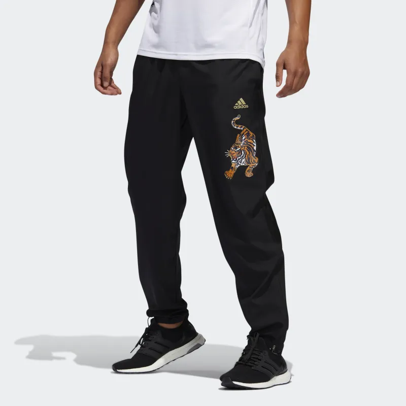 Adidas CNY Collection Knitted Sweatpants Men Black-2
