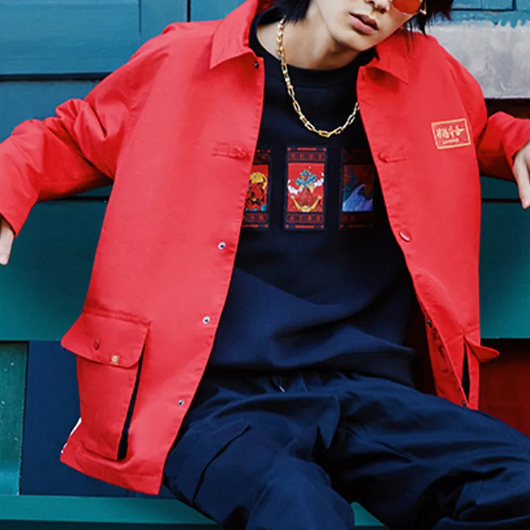 LiNing Sports Fashion Collection Jacket Men's Red-2