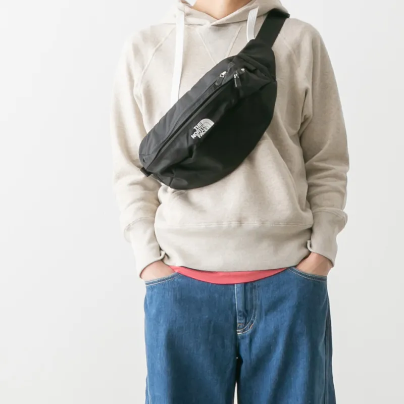 THE NORTH FACE Nylon Sling Bag, Double Zip Closure Fanny Pack Trumpets Unisex Black-5