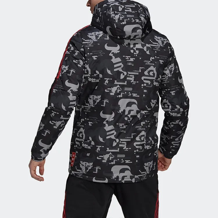 Adidas FC Bayern Puffer Jacket Men's Black-3