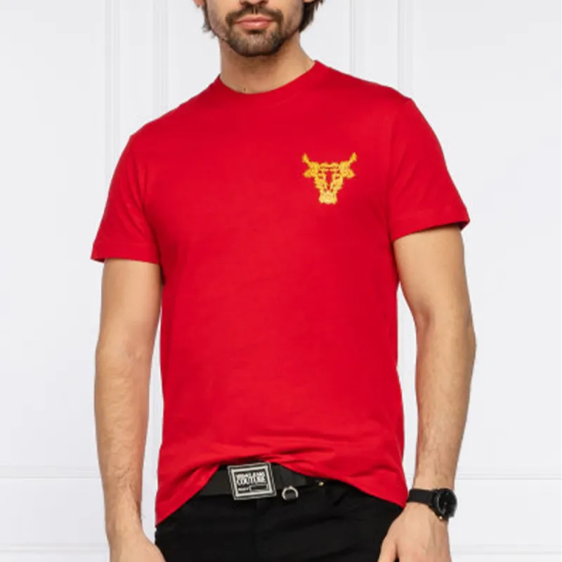 VERSACE JEANS COUTURE T Shirts Men Red-2