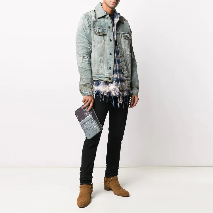 AMIRI Denim Jackets Men Blue-3