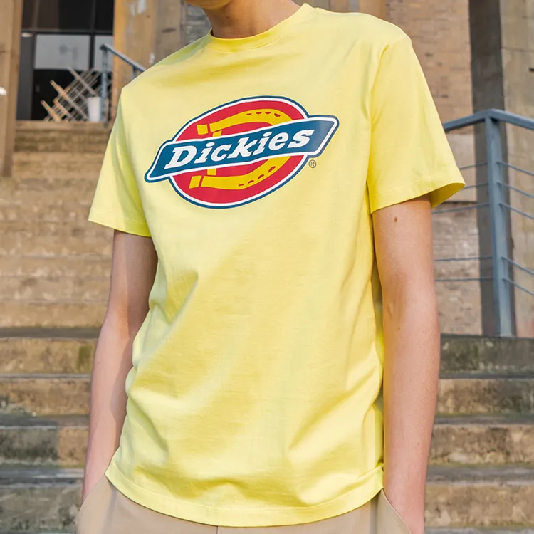 Dickies T Shirt Men's Light Lemon-1