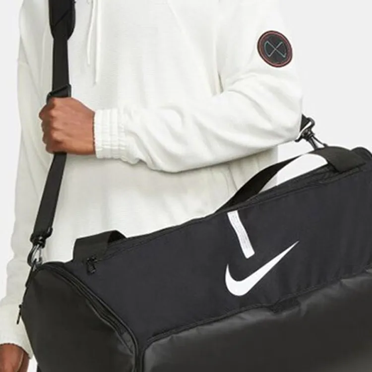 Nike Polyester Portable One Shoulder Crossbody Camping Bag Travel Bag Unisex Black-5