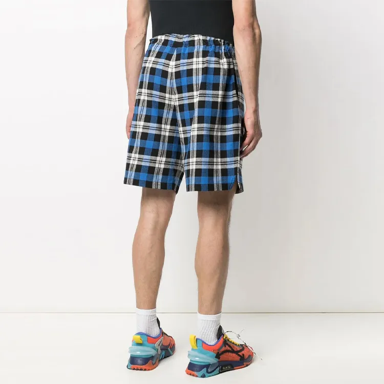 Marcelo Burlon Check pattern Belted Shorts-2