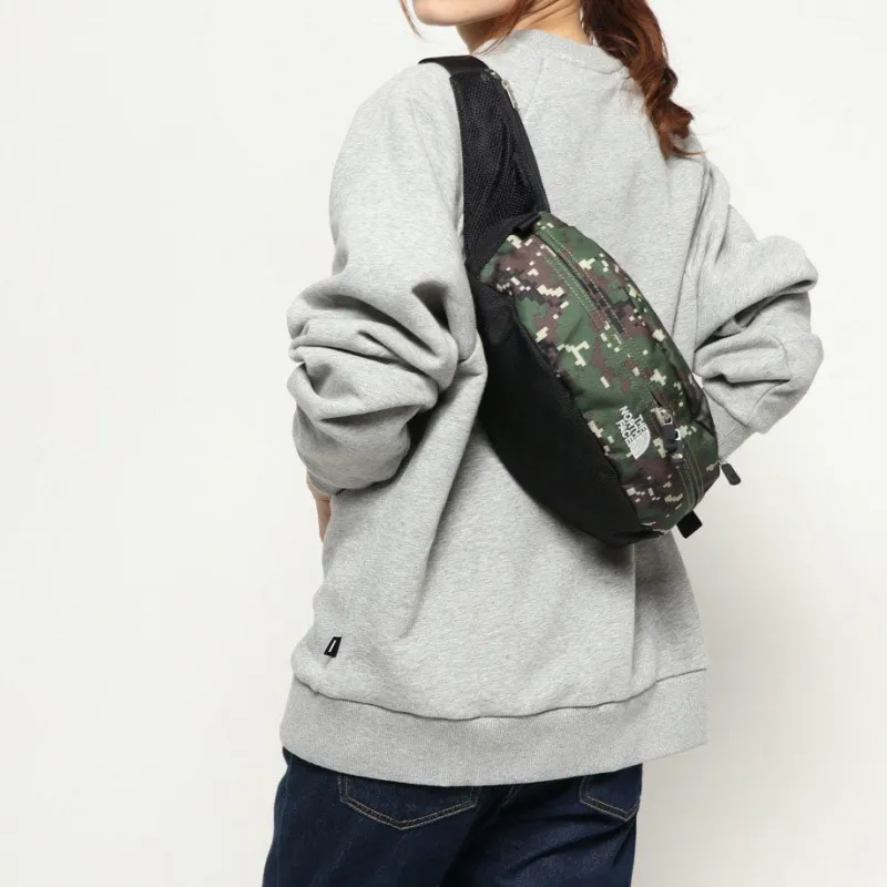 THE NORTH FACE Nylon Sling Bag Unisex Army Green-6