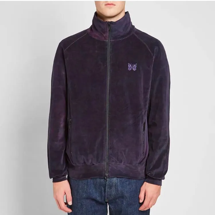Needles Velour Uneven Dye Track Jacket-2