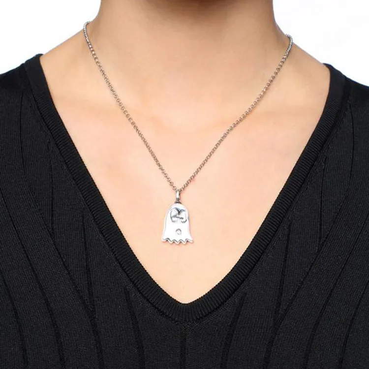 GUCCI Ghost 925 Sterling Silver Necklaces Women's-4