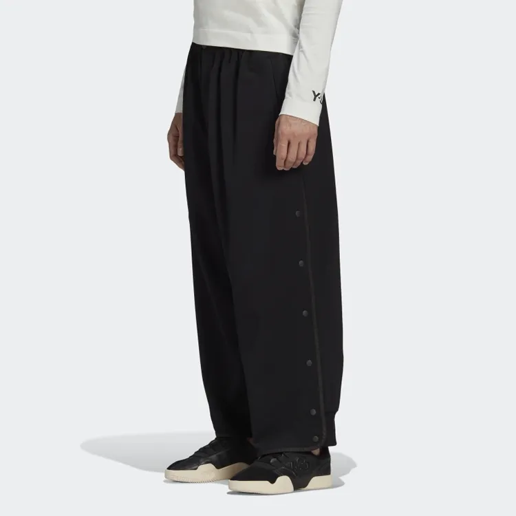 Y 3 Casual Pants Unisex Black-3