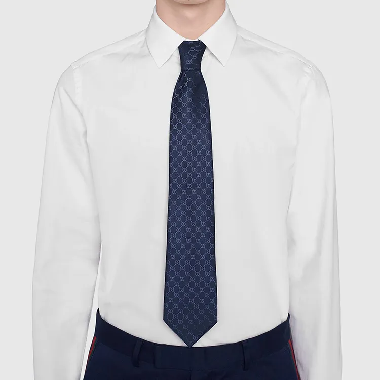 GUCCI Gg Supreme Silk Tie-4
