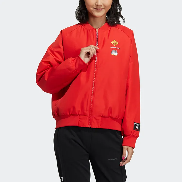 Adidas Neo x My King Mansleep Adidas Neo CNY Collection Winter Puffer Jacket Women's Red-1