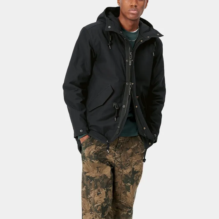Carhartt WIP Parka Coats Men Black-3