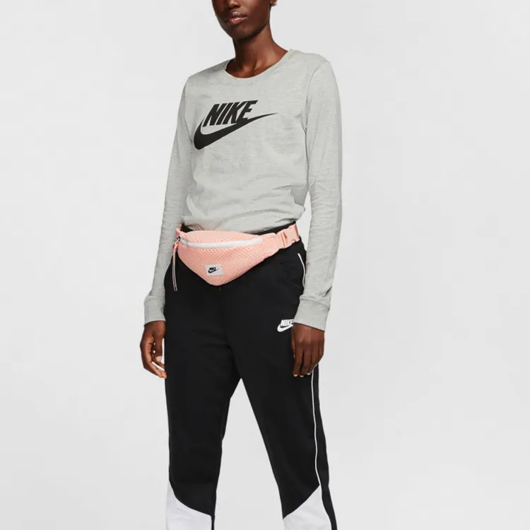 Nike Polyester Sling Bag Shoulder Bag Crossbody Bag Fanny Pack Regular Unisex Orange Pink-4