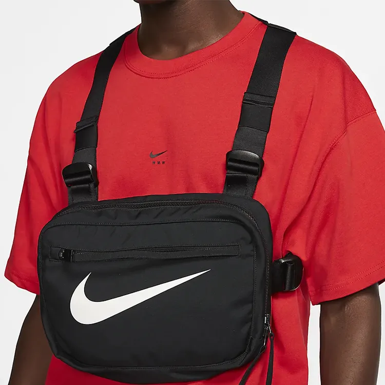 Nike Lab X MMW Collaboration Polyester Polyester Backpack Sling Bag Unisex Black-1
